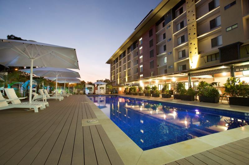 Outdoor Pool by Night - Novotel Darwin Airport