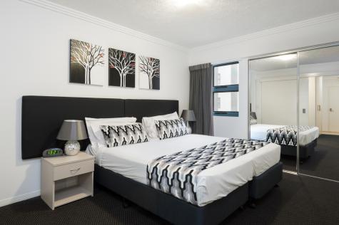 Bedroom - Gabba Central Apartments