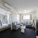 One Bedroom LIving - Gabba Central Apartments
