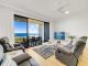 Beachfront 2 Bedroom - Living Room - Meridian Alex Beach